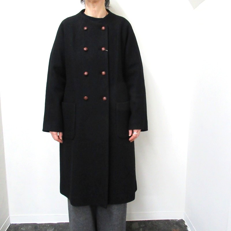 Vent d'ouest  ウール圧縮ポケ付きコート /BK19 【日本製】